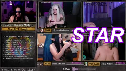 Roll For Seduction online show from 01.08.25