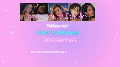 Snapshot of rosiebones chatting on 01.04.25 Rosie Bones online show from 01.04.25
