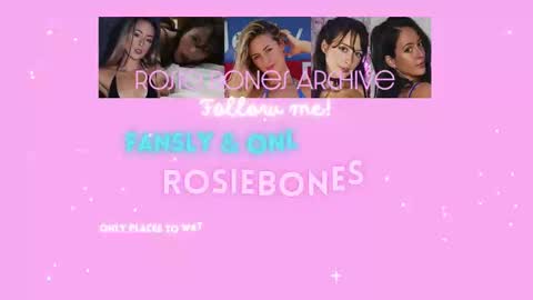 Snapshot of rosiebones chatting on 02.22.25 Rosie Bones online show from 02.22.25