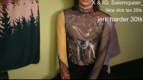 Snapshot of salemqueer_ chatting on 11.13.25 Sam online show from 11.13.25