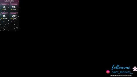 Sara Montes  online show from 09.13.25