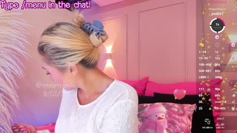 SaraAvila  online show from 01.08.25