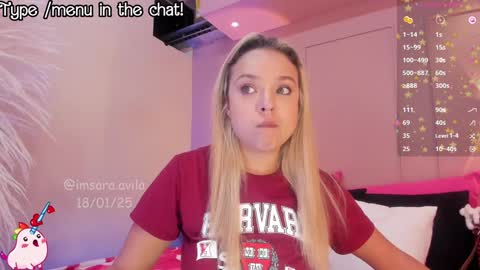 SaraAvila  online show from 01.19.25