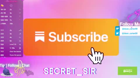 Dean Carter online show from 10.02.25