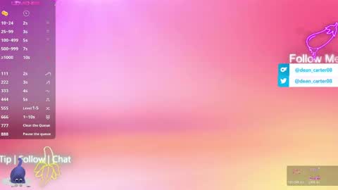 Dean Carter online show from 04.10.26