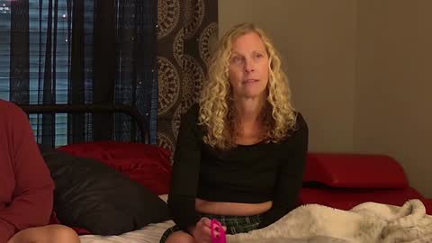 Snapshot of sexystackie chatting on 01.10.25 Princess Jackie and Daddy Steve online show from 01.10.25