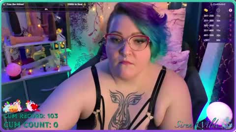Snapshot of sirenwilde chatting on 06.22.26 Siren Wilde online show from 06.22.26