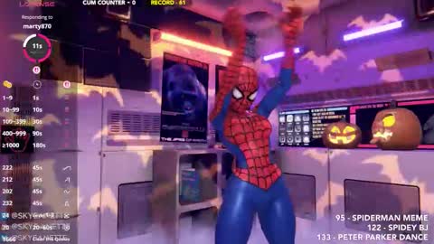 SkyeAnette online show from 10.31.25