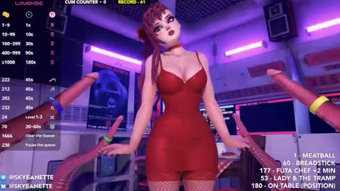 SkyeAnette online show from 02.13.26