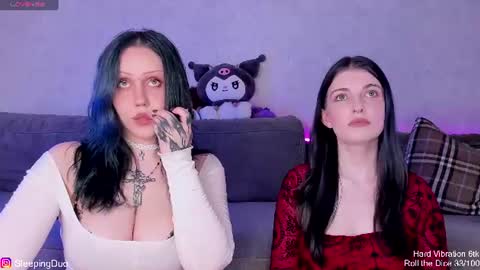 Snapshot of sleepingduo chatting on 07.03.26 Hi We are Iva and Angela Nice to meet u 3 online show from 07.03.26