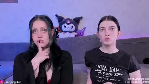 Snapshot of sleepingduo chatting on 07.14.26 Hi We are Iva and Angela Nice to meet u 3 online show from 07.14.26