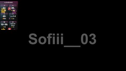 Snapshot of sofiii_03 chatting on 05.25.26 SOFIA online show from 05.25.26