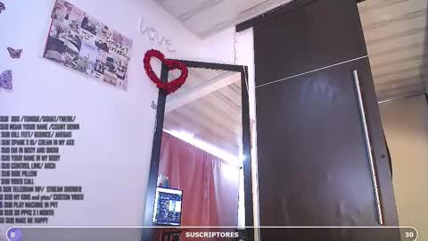 Snapshot of stefania_sandrelli_ chatting on 03.05.25 New schedule 12pm to 600pm Colombia time online show from 03.05.25