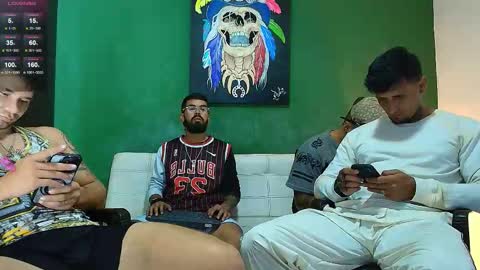 Snapshot of the_golden_boys chatting on 02.12.26 SCOTT THEO KAMERON GENDERSON online show from 02.12.26