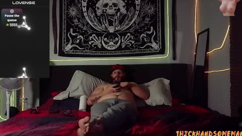 Snapshot of thickhandsomeman chatting on 12.03.24 ThickHandsomeMan online show from 12.03.24