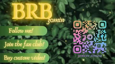 trickykitsune online show from 10.13.25