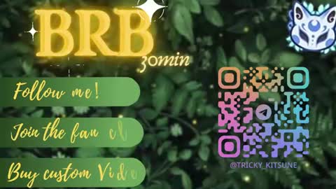 Snapshot of trickykitsune chatting on 07.19.26 trickykitsune online show from 07.19.26