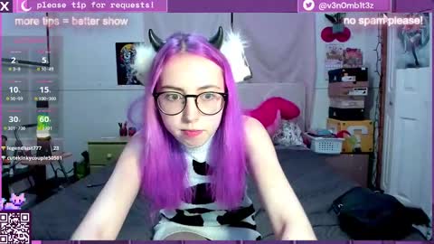 Snapshot of v3n0mb1t3z chatting on 02.15.25 kermit online show from 02.15.25