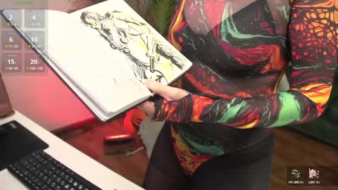 Snapshot of velvetvalkyries chatting on 01.19.25 CLEOshort hair TIna long hair online show from 01.19.25