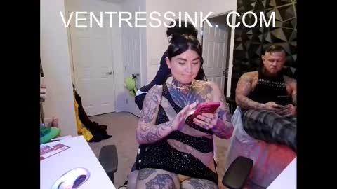 Snapshot of ventressinkbaby chatting on 03.03.26 VentressInk online show from 03.03.26