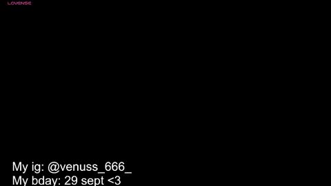 Snapshot of venussx_x chatting on 09.15.25 Venus MY BDAY 29 SEPT online show from 09.15.25