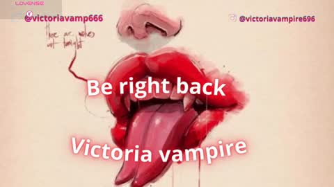Victoria Vampire online show from 06.24.26