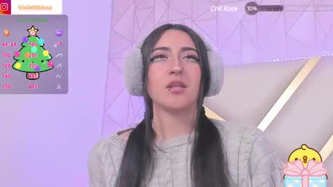 Snapshot of violettbloss chatting on 12.19.24 Violeta  online show from 12.19.24