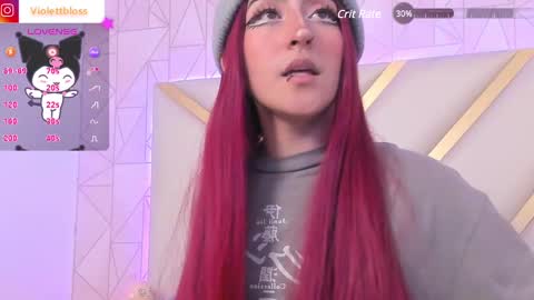 Snapshot of violettbloss chatting on 02.13.25 Violeta  online show from 02.13.25