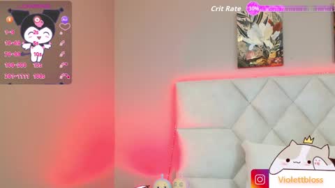 Snapshot of violettbloss chatting on 10.01.25 Violeta  online show from 10.01.25