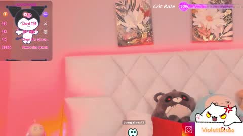 Snapshot of violettbloss chatting on 10.10.25 Violeta  online show from 10.10.25