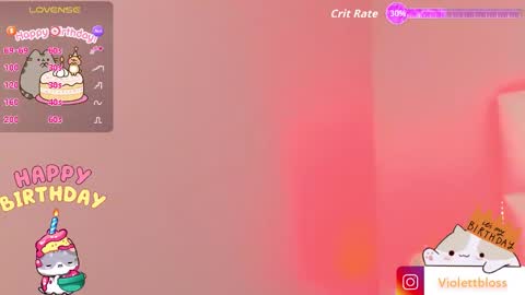 Snapshot of violettbloss chatting on 10.18.25 Violeta  online show from 10.18.25