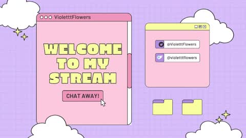 Snapshot of violetttflowers chatting on 04.26.26 Violet Flowers online show from 04.26.26