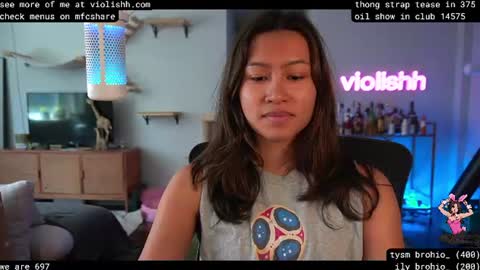 Snapshot of violishh chatting on 06.23.26 follow me on twitter violishh and ig violishh online show from 06.23.26