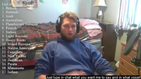 Snapshot of whatevervoiceuwant chatting on 01.13.25 whatevervoiceuwant online show from 01.13.25