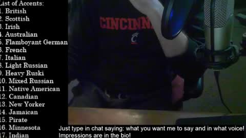 Snapshot of whatevervoiceuwant chatting on 01.14.25 whatevervoiceuwant online show from 01.14.25