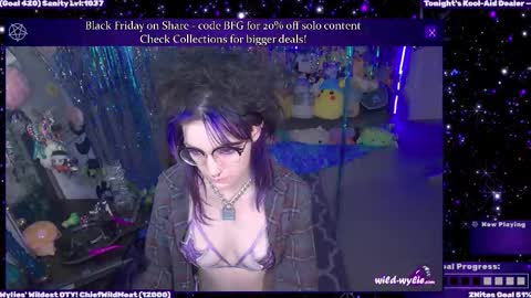 Snapshot of wildwylie chatting on 11.27.25 Wylie Wanderlust online show from 11.27.25