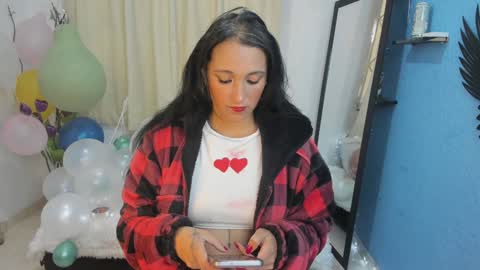 Snapshot of ximena_sm chatting on 01.04.25 Ximena online show from 01.04.25