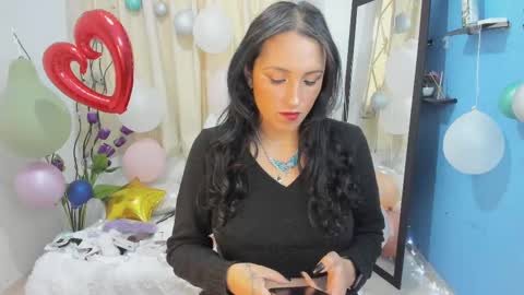 Snapshot of ximena_sm chatting on 02.13.25 Ximena online show from 02.13.25