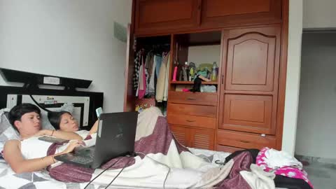 Snapshot of xlatin_girlssx chatting on 12.15.24 We are Lana. the one with short hair and vanessa girl with long hair online show from 12.15.24