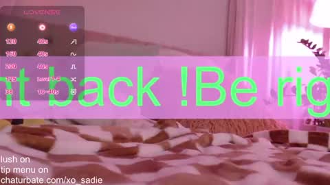 Snapshot of xo_sadie chatting on 06.23.26 Xo Sadie online show from 06.23.26