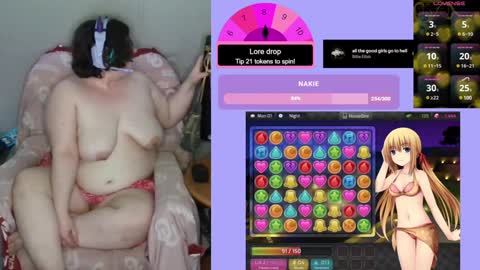 Snapshot of xonerdykitty chatting on 02.04.25 Nerdykitty online show from 02.04.25