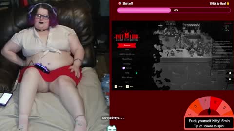 Snapshot of xonerdykitty chatting on 02.15.26 Nerdykitty online show from 02.15.26