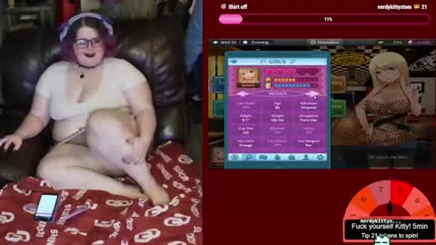 Snapshot of xonerdykitty chatting on 03.03.26 Nerdykitty online show from 03.03.26