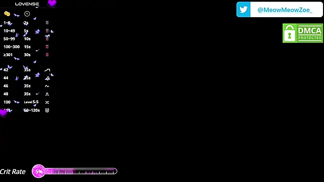 MeowMeowZoe online show from 03.11.25