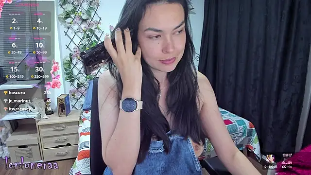 Snapshot of Lunlunera chatting on 01.25.25 Lunlunera online show from 01.25.25