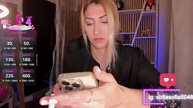 sofiah  online show from 02.11.26