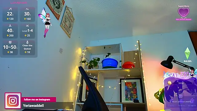 Yeriawaddell  online show from 02.11.25