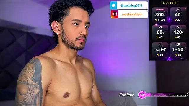 AxelKing1326 online show from 03.14.25
