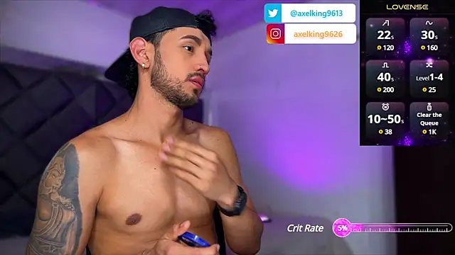 AxelKing1326 online show from 03.21.25