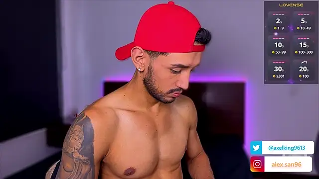 AxelKing1326 online show from 10.08.25